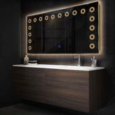 Espejo LED Rectangular | Botón táctil | Luz blanca cálida - Reyze Seria Minimal Model 4